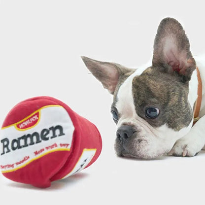 Talking Dog Club  Ramen Noodles - Interactive Plush Toy