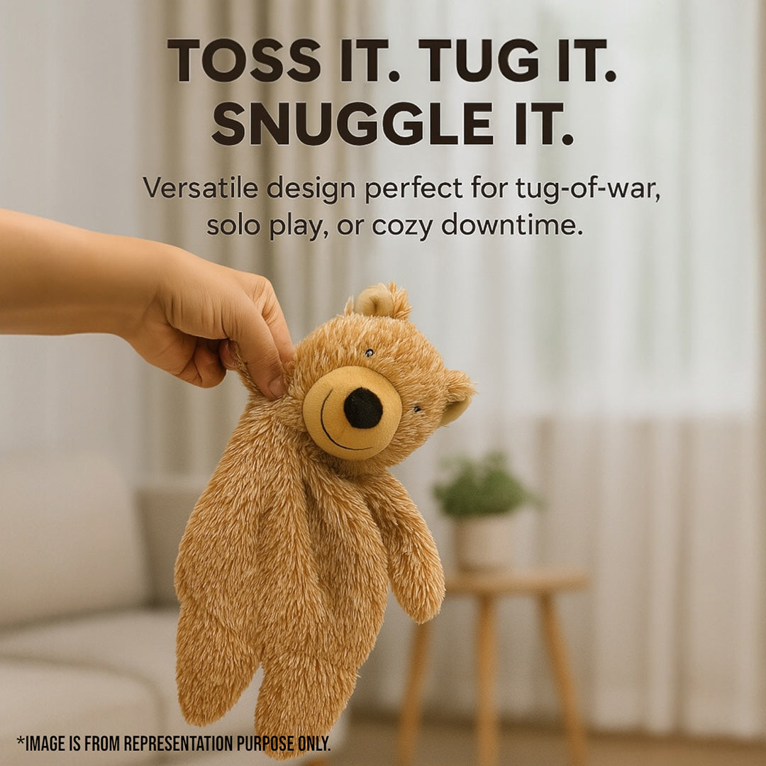 Talking Dog Club  Teddy Bear Plush Crinkle Toy