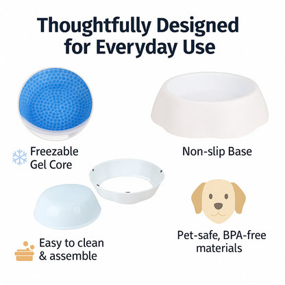 Talking Dog Club  Water Cooling Bowl