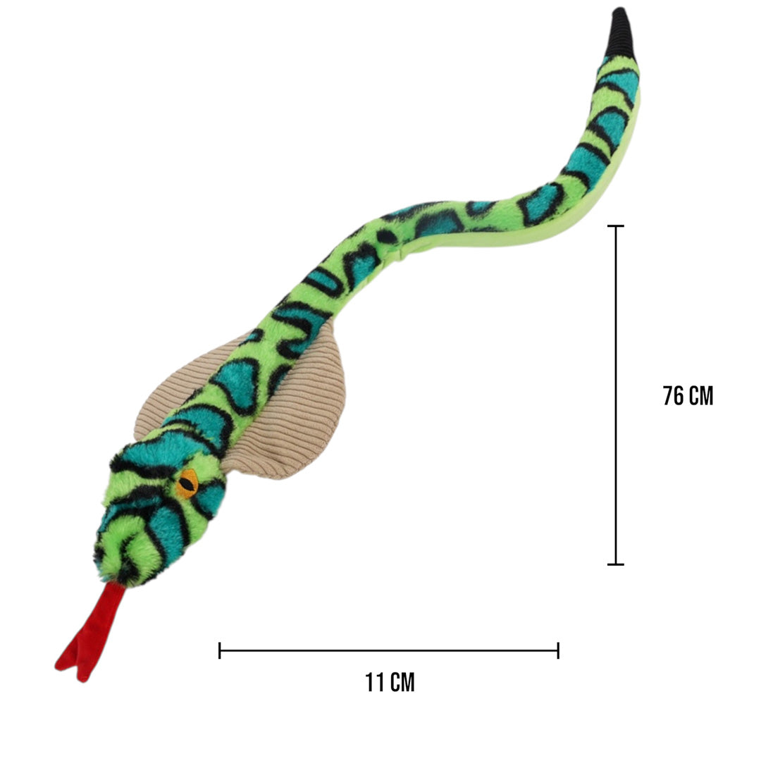 Talking Dog Club  XL Cobra Rattle Plush toy for Dogs