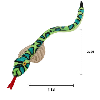 Talking Dog Club  XL Cobra Rattle Plush toy for Dogs