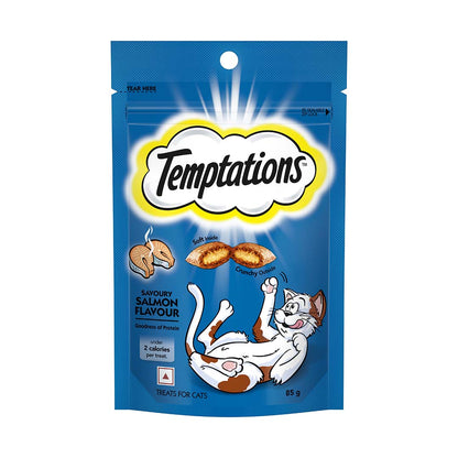 Temptations Cat Treat, Savoury Salmon Flavour - 85 g