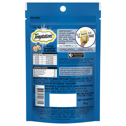 Temptations Cat Treat, Savoury Salmon Flavour - 85 g