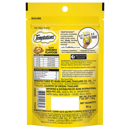 Temptations Cat Treat, Tasty Chicken Flavour - 85 g