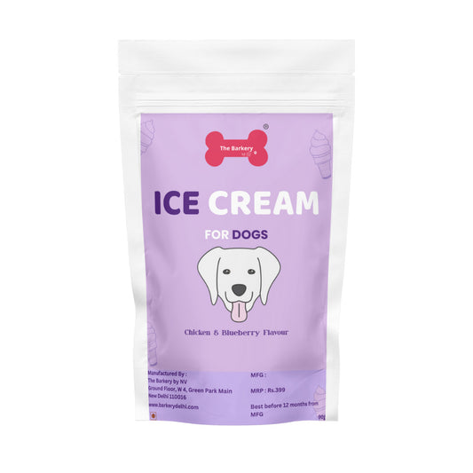 The Barkery by NV Chicken and Blueberry Ice Cream Mix for Dogs |90g