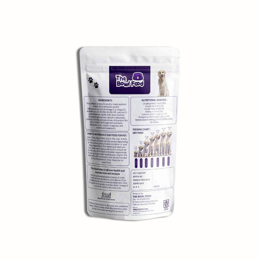 The Bowl Food Dry Kibbles for Adult Dogs