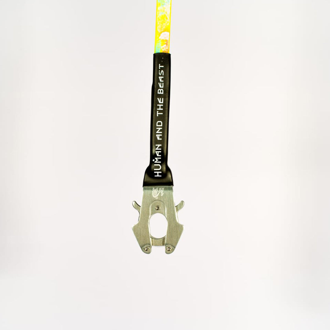 HUMAN AND THE BEAST The Super Leash | Silver - Safety Yellow