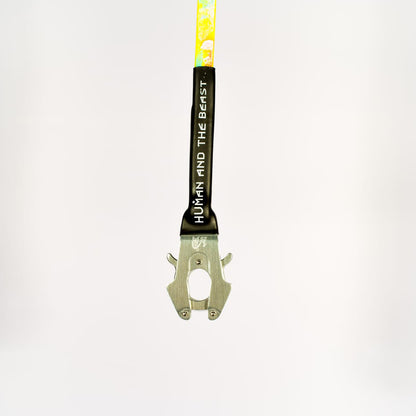 HUMAN AND THE BEAST The Super Leash | Silver - Safety Yellow