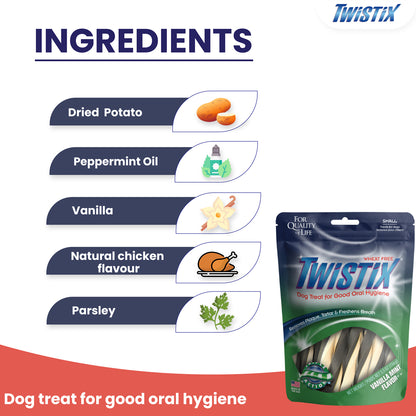 Twistix Vanilla Mint Flavor, 156 gm, Small