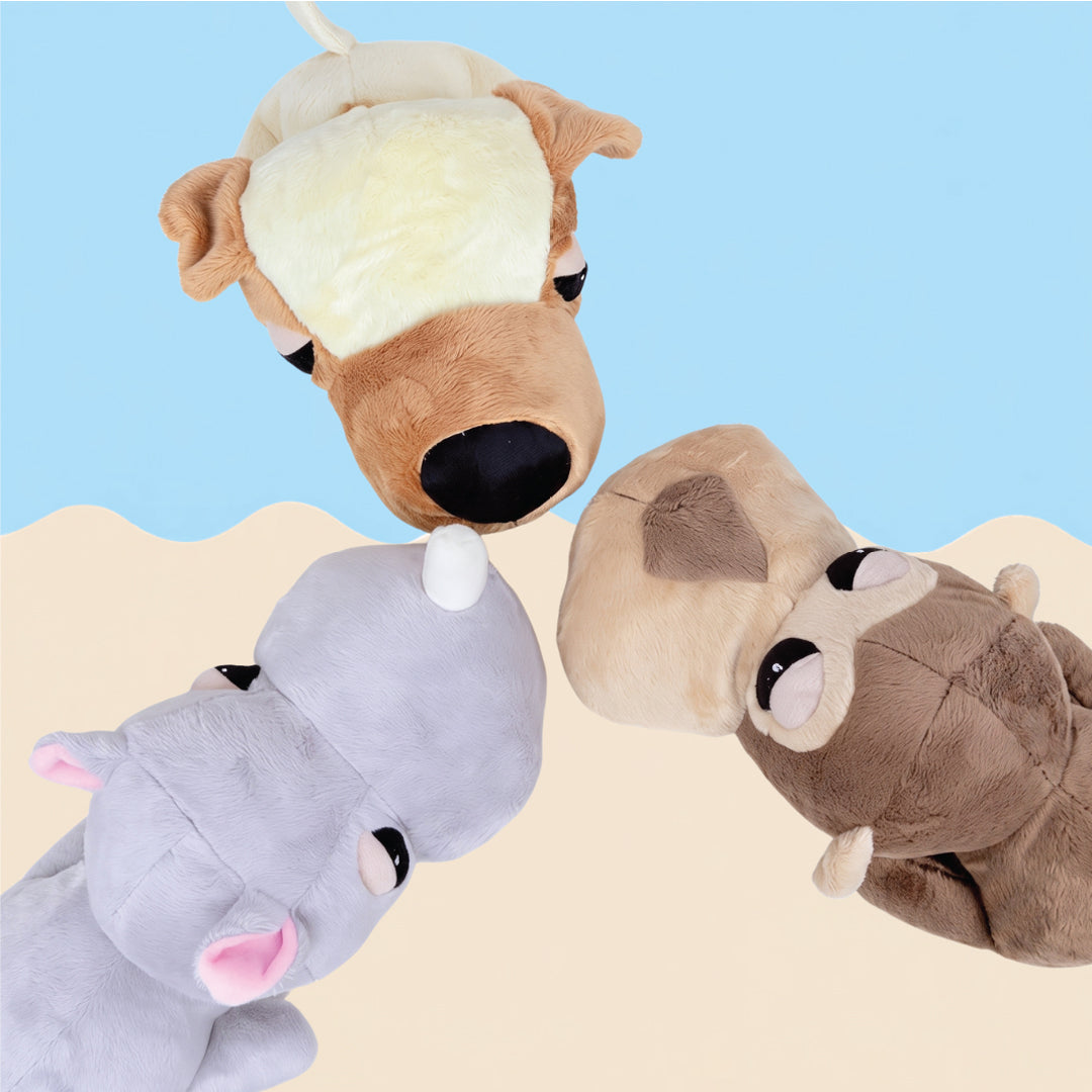 Two & a Half Tails Buddy the Dog Plush Toy