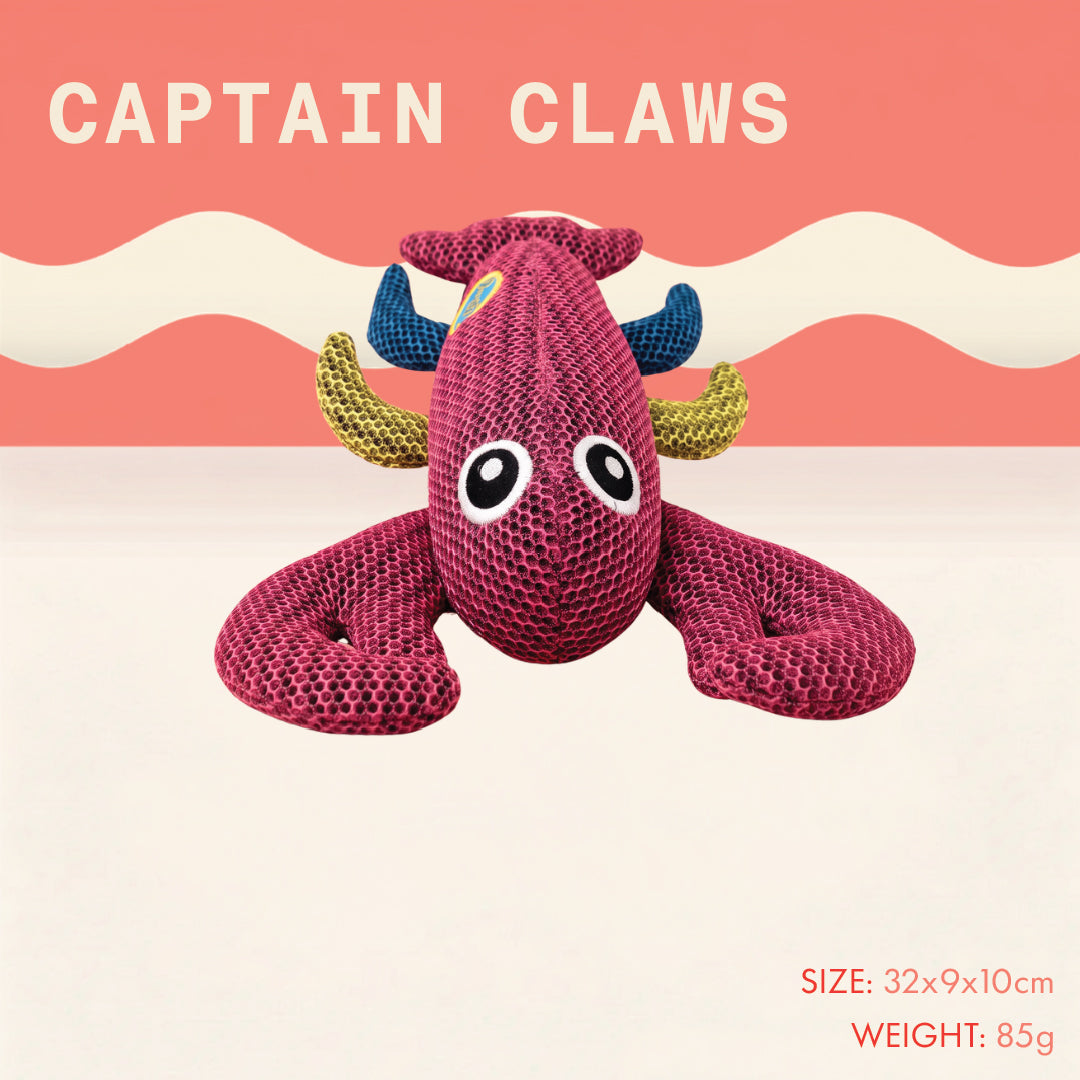 Two & a Half Tails Captain Claws Chew Toy