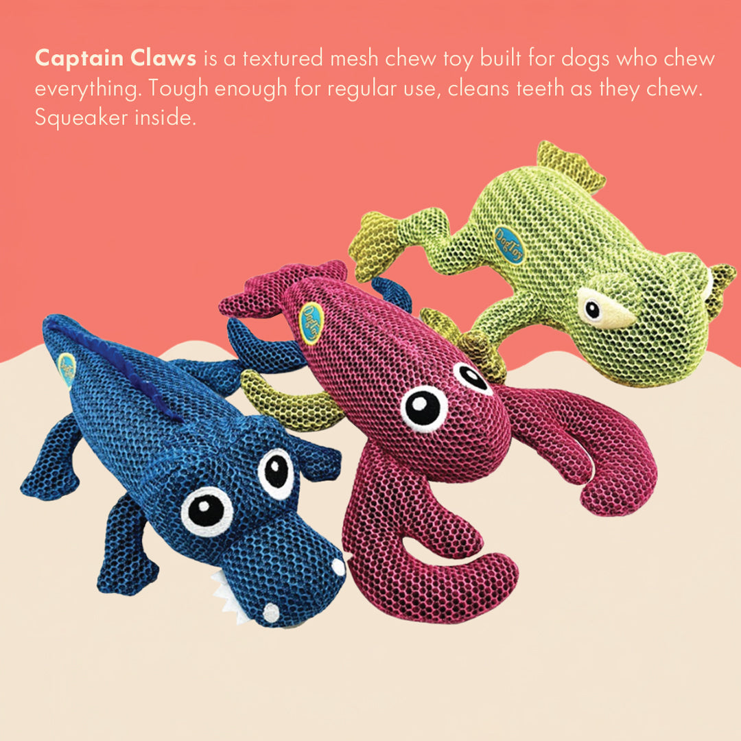 Two & a Half Tails Captain Claws Chew Toy