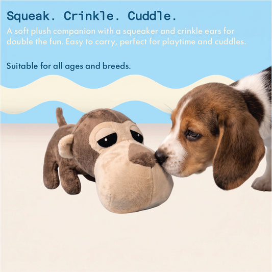 Two & a Half Tails Chunky the Monkey Plush Toy