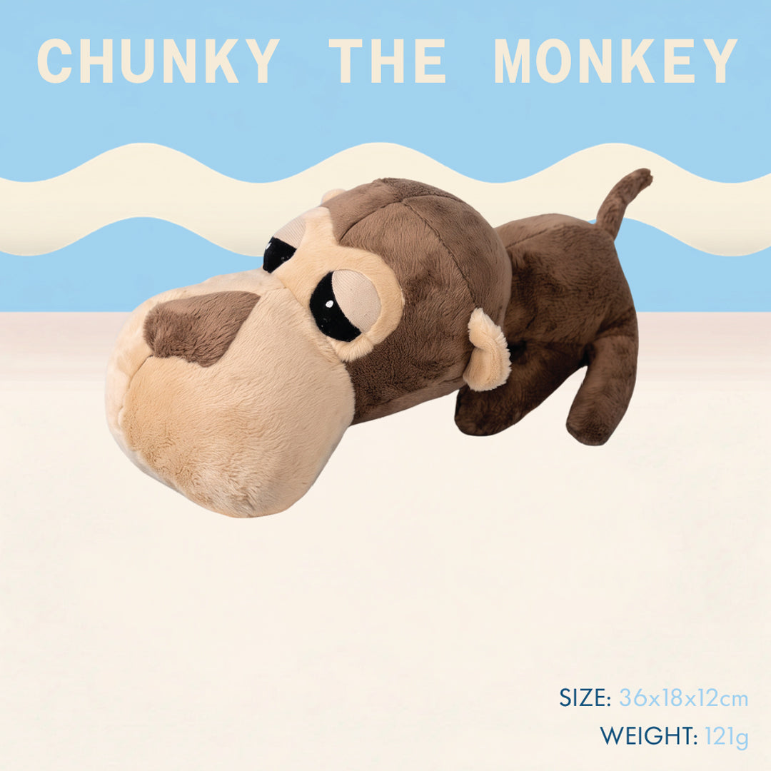 Two & a Half Tails Chunky the Monkey Plush Toy