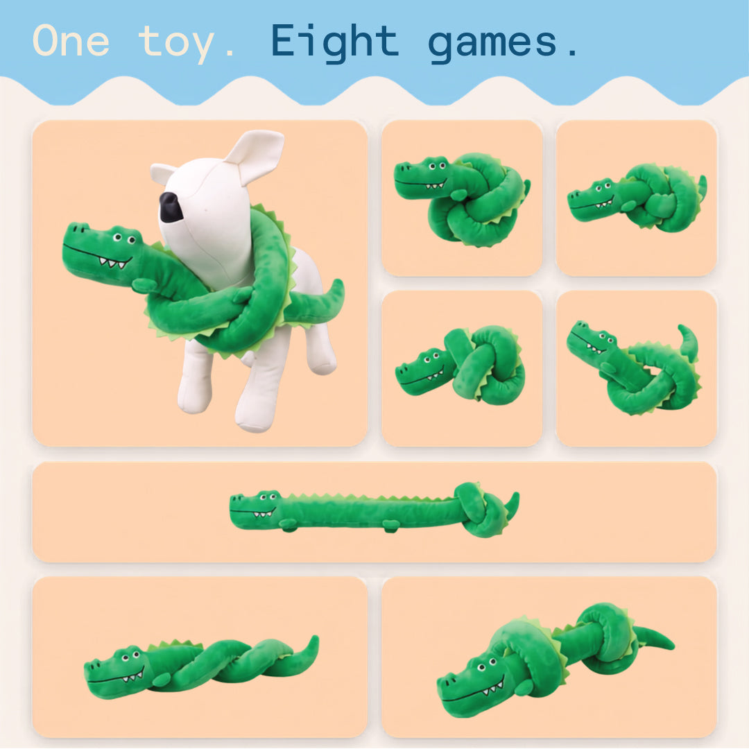 Two & a Half Tails Coco the Croc Plush Toy