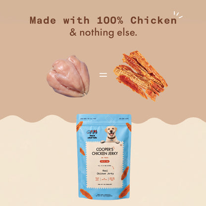 Two & a Half Tails Cooper's Chicken Jerky 70g | Grain-Free Dog Treats