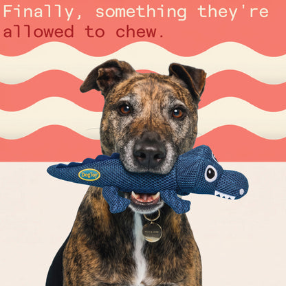 Two & a Half Tails Jaws the Croc Chew Toy