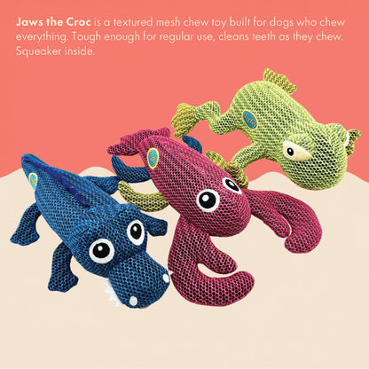 Two & a Half Tails Jaws the Croc Chew Toy