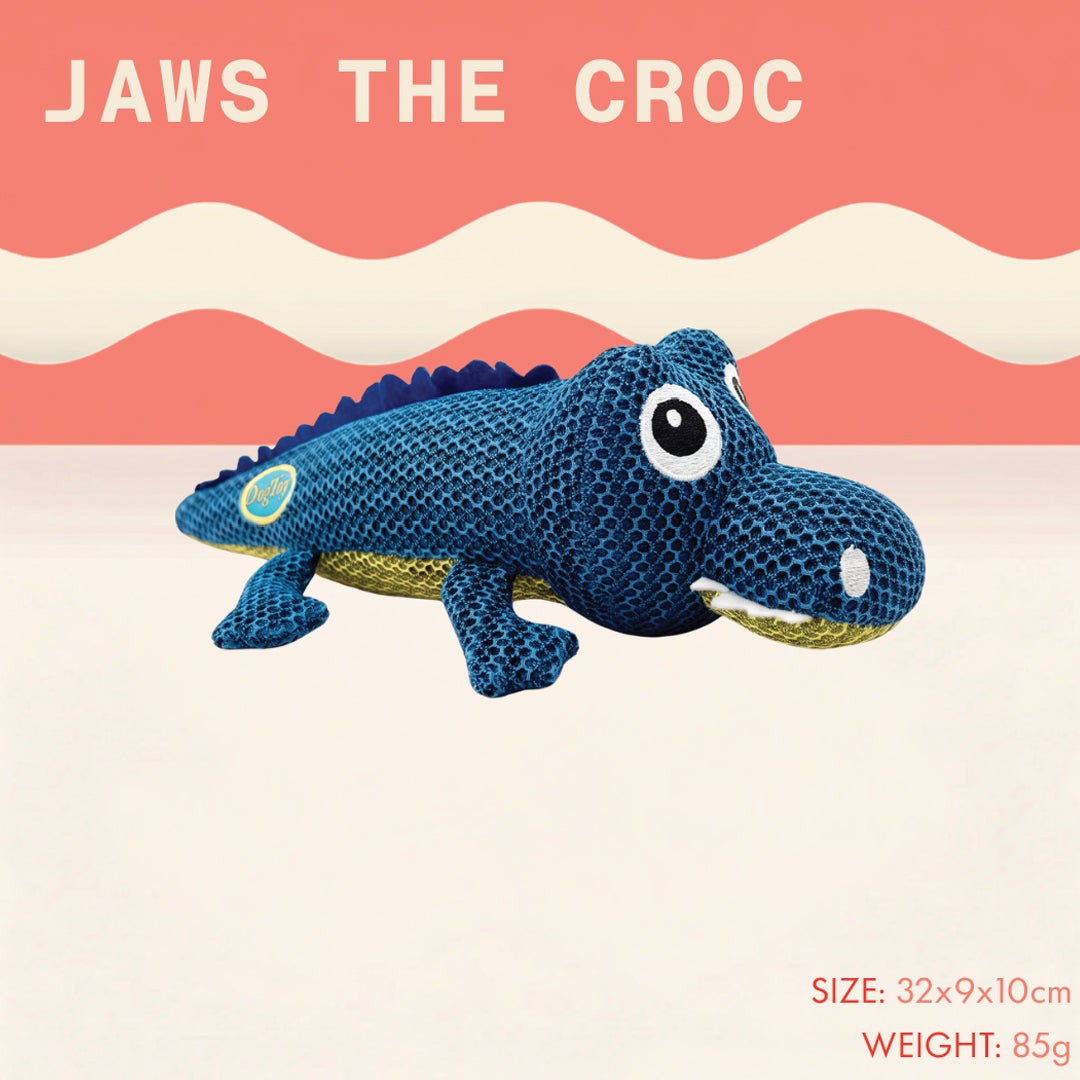 Two & a Half Tails Jaws the Croc Chew Toy