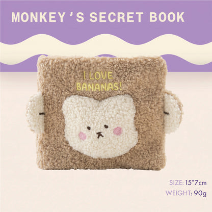 Two & a Half Tails Monkey's Secret Book Snuffle Toy