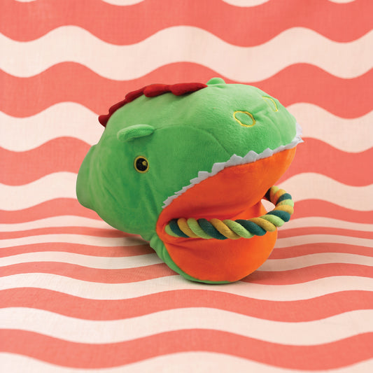 Two & a Half Tails Rexy the Dino Tug Toy