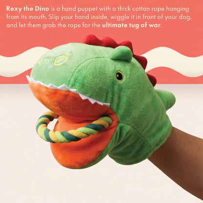 Two & a Half Tails Rexy the Dino Tug Toy
