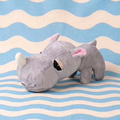 Two & a Half Tails Rocky the Rhino Plush Toy