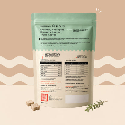 Two & a Half Tails The Trio's Rosemary & Thyme Cookies 100g | Grain-Free Dog Treats