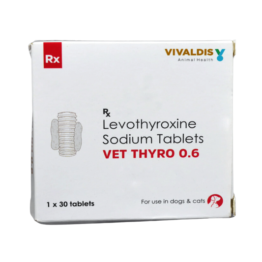 VET THYRO 0.6MG TABLET [30 TAB] - Animeal