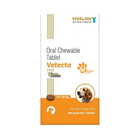 VETECTO 10 TO 20KG DOG TABLET - Animeal
