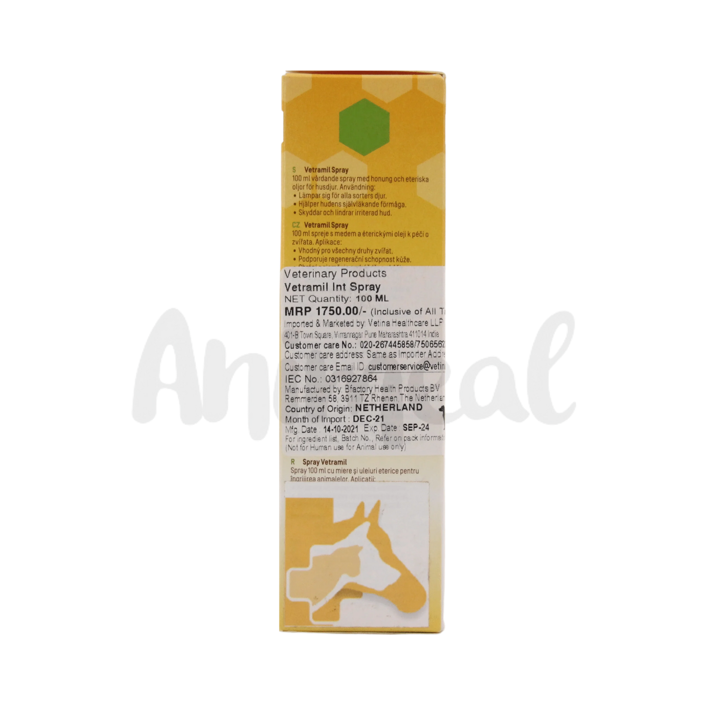 VETRAMIL SPRAY - Animeal