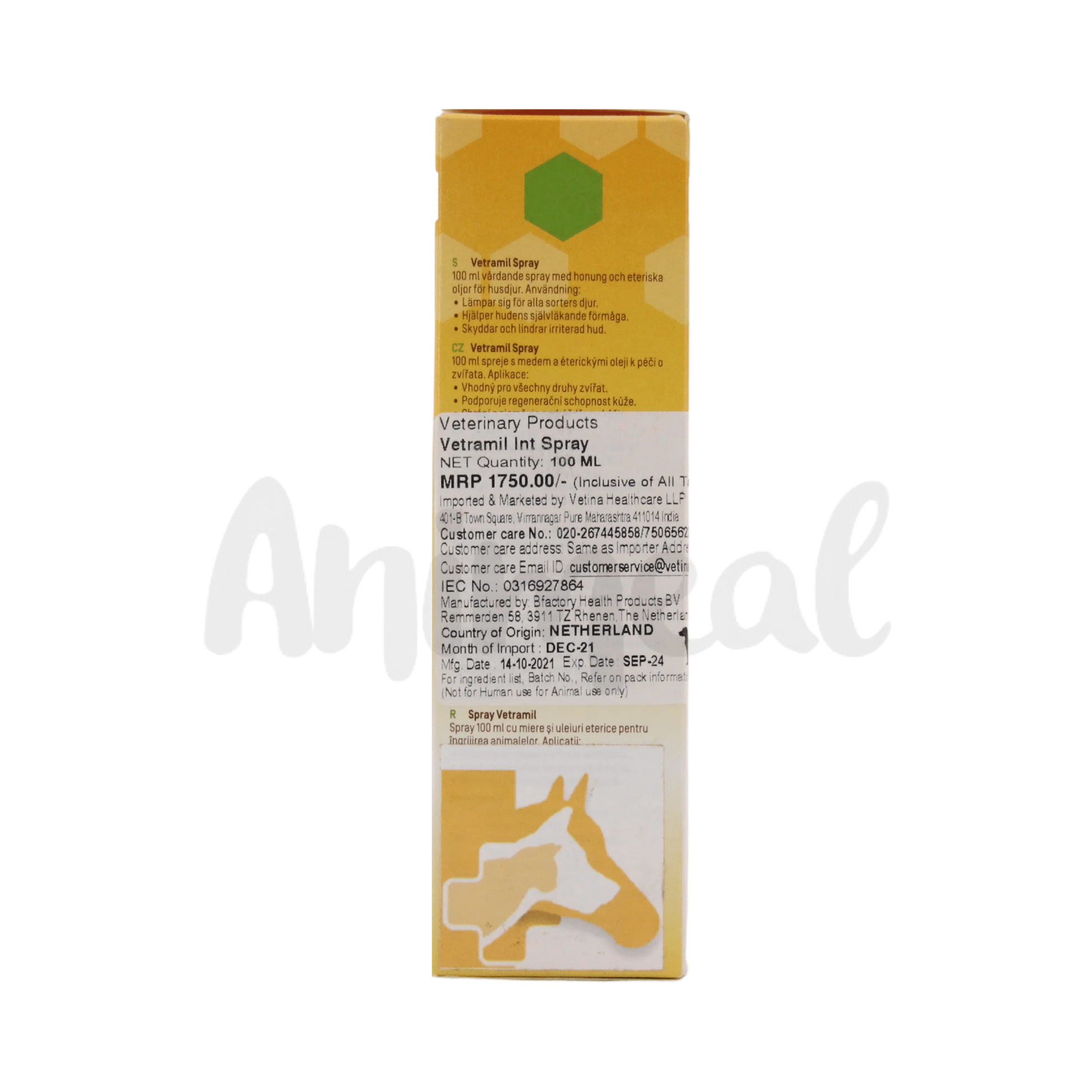 VETRAMIL SPRAY - Animeal