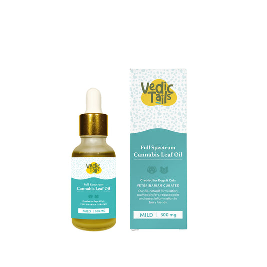 Vedic Tails Full Spectrum Cannabis leaf extract - Mild
