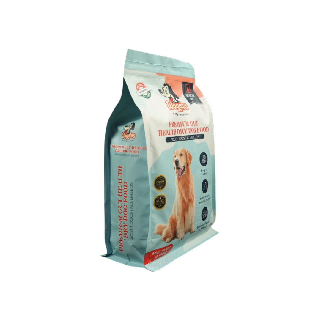 Waggles Premium Gut Health Dry Dog Food
