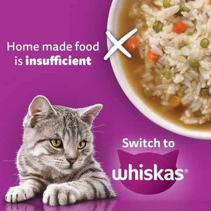 Whiskas Adult (+1 year) Dry Cat Food Food, Ocean Fish Flavour, 3kg Pack