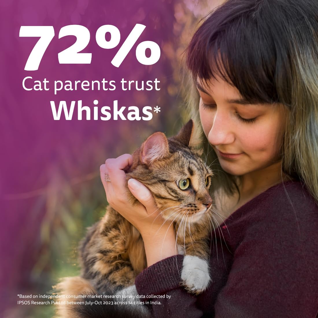 Whiskas Tasty Mix Adult (1+ year) Wet Cat Food, Chicken With Salmon Wakame Seaweed in Gravy, 70g | Made With Real Fish | Complete & Balanced Nutrition for Adult Cat