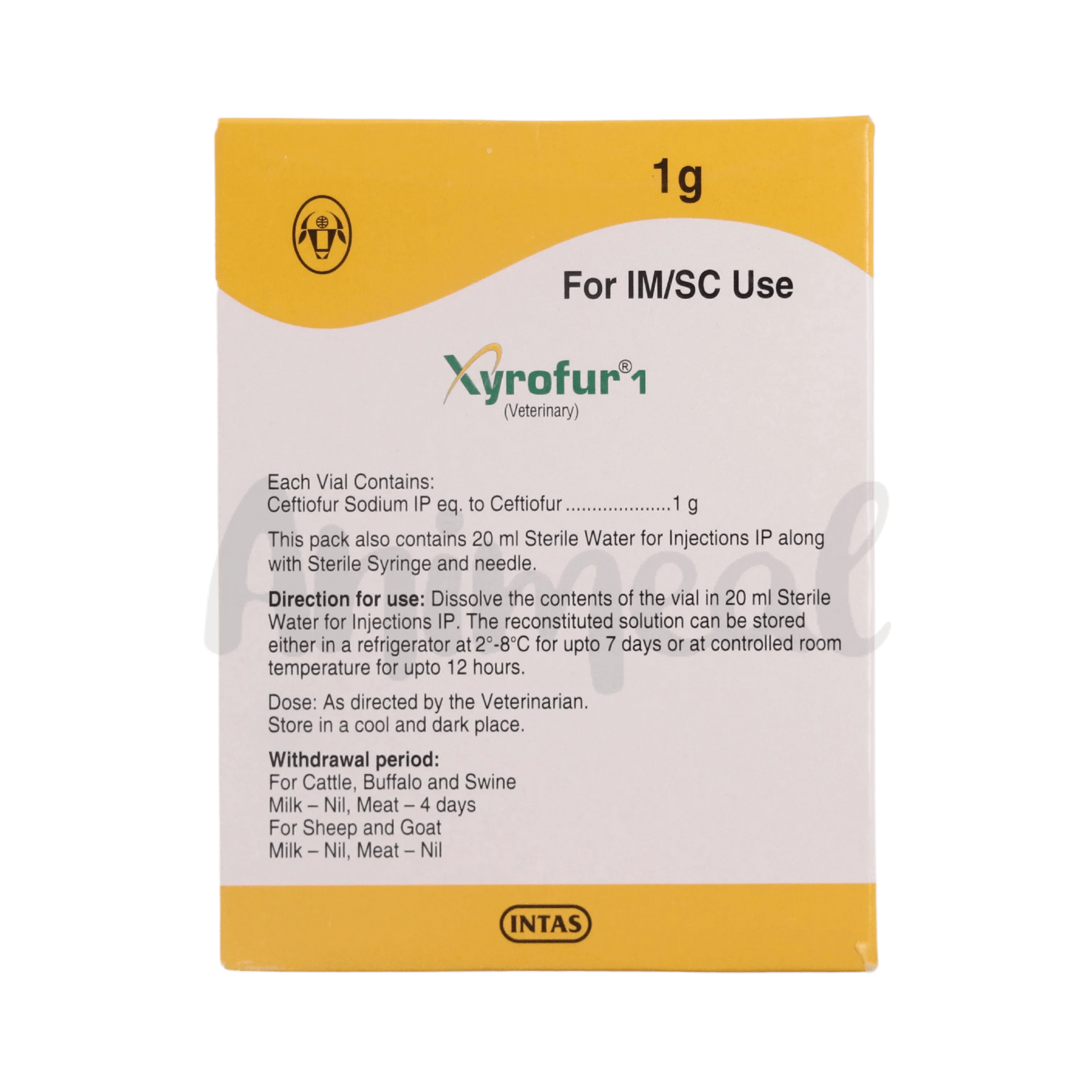 XYROFUR INJ - Animeal