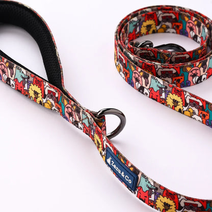 Zazu & Co Printed Webbing Leashes