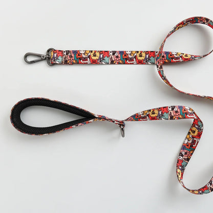 Zazu & Co Printed Webbing Leashes