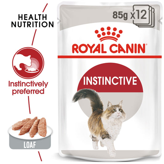 Royal Canin Instinctive Food (Loaf), 12 x 85 g, Wet Food
