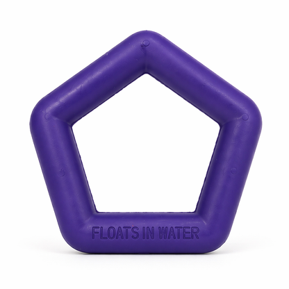 Talking Dog Club  Talking Dog Club - Sturdy - Hexagon Floater - Natural Rubber Toy