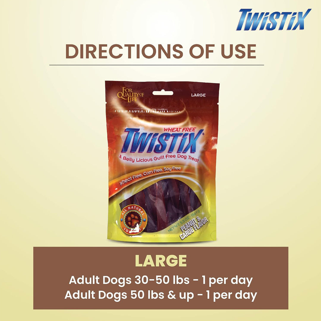 Twistix Peanut and Carob, 156 gm, Small