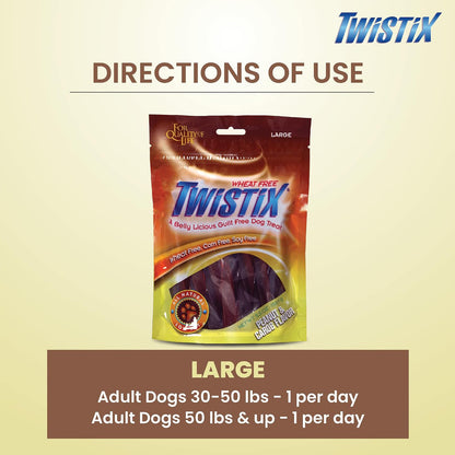 Twistix Peanut and Carob, 156 gm, Small