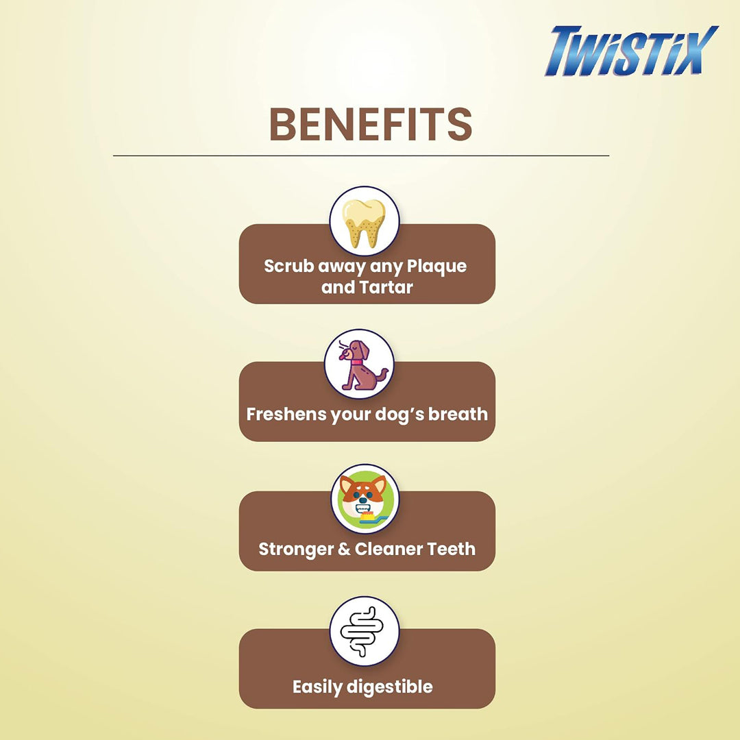 Twistix Peanut and Carob, 156 gm, Small